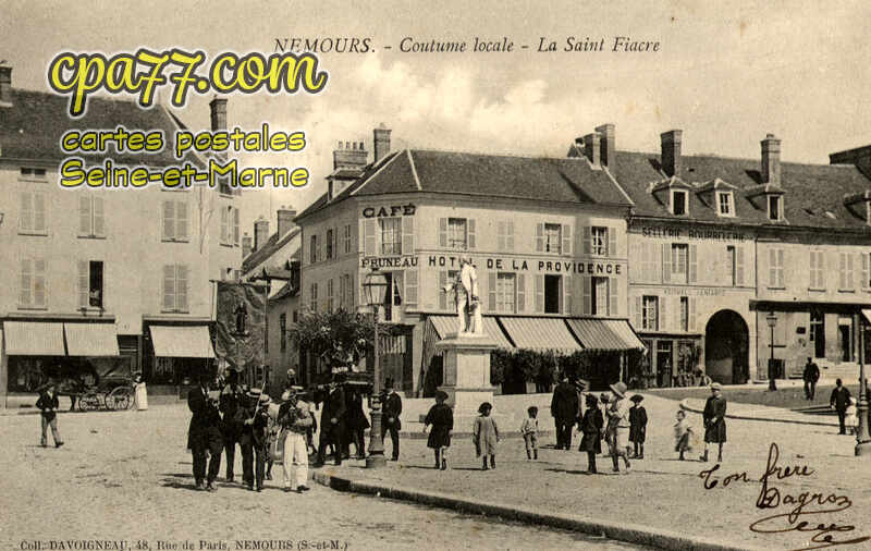 Nemours (Seine-et-Marne) - Coutume locale – La Saint-Fiacre