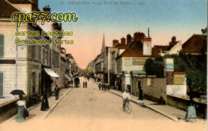 Nemours (Seine-et-Marne) - La Rue de Paris