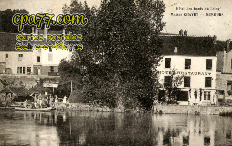 Nemours (Seine-et-Marne) - Hôtel des bords du Loing – Maison Chavet