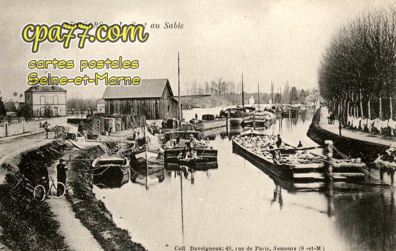 Nemours (Seine-et-Marne) - Le Port au Sable
