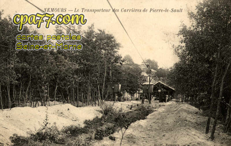 Nemours (Seine-et-Marne) - Le Transporteur des Carrières de Pierre-le-Sault