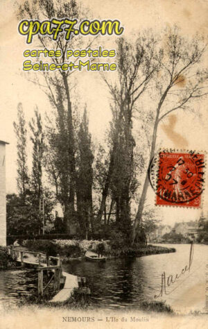 Nemours (Seine-et-Marne) - L’Ile du Moulin