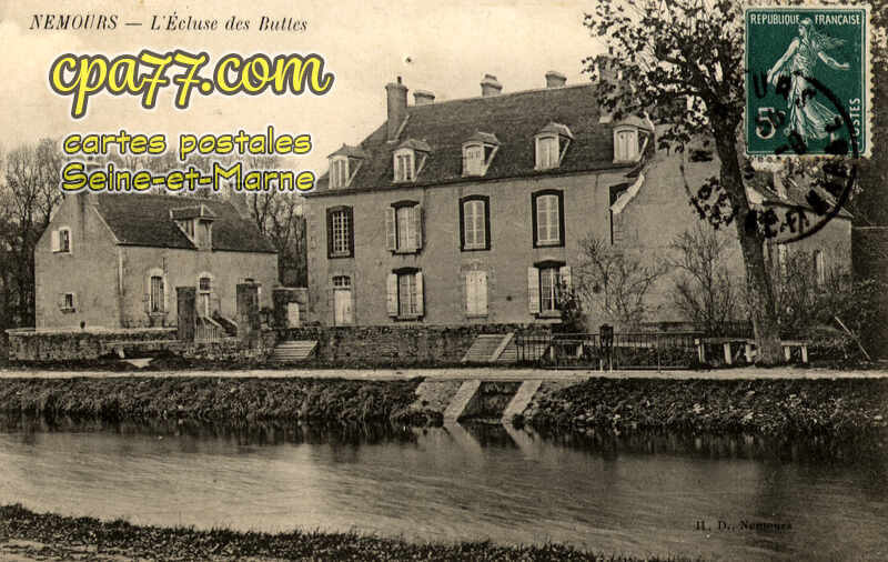 Nemours (Seine-et-Marne) - L&rsquo;Ecluse des Buttes