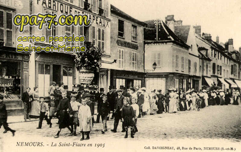 Nemours (Seine-et-Marne) - La saint-Fiacre en 1905