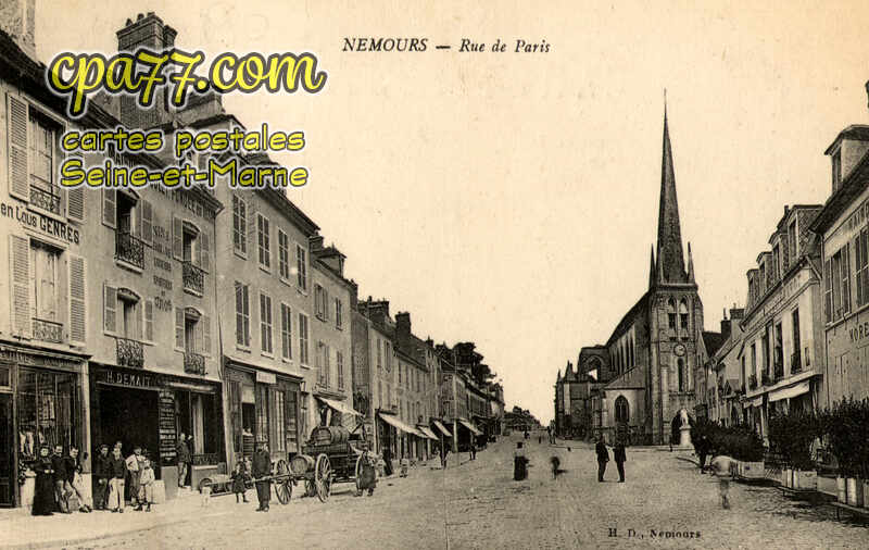 Nemours (Seine-et-Marne) - Rue de Paris