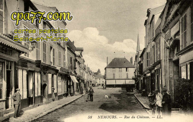 Nemours (Seine-et-Marne) - Rue du Château