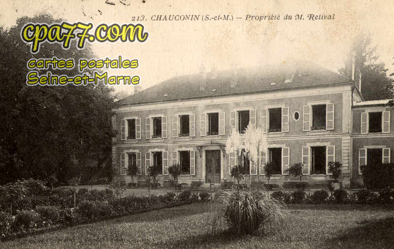 Chauconin Neufmontiers (Seine-et-Marne) - Propriété de M.Retival
