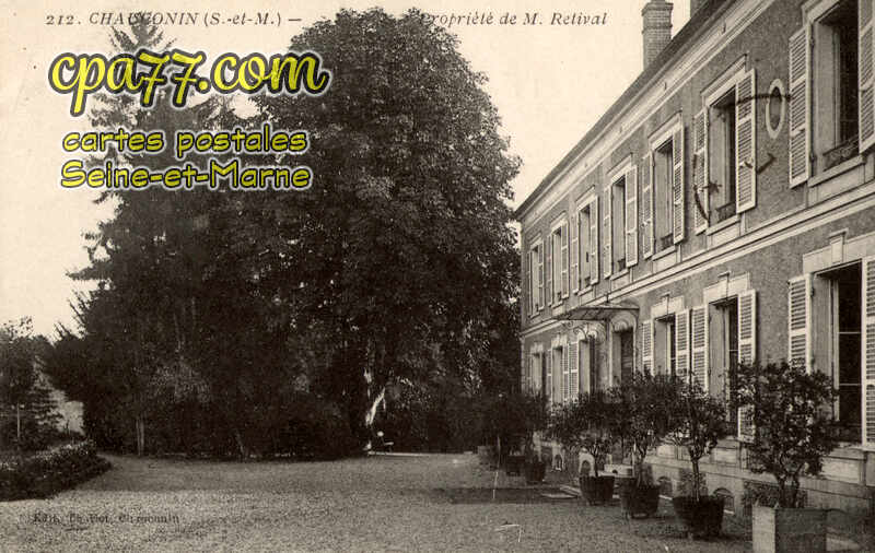 Chauconin Neufmontiers (Seine-et-Marne) - Propriété de M.Retival