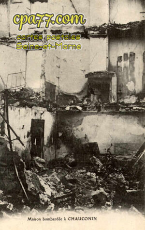 Chauconin Neufmontiers (Seine-et-Marne) - Maison bombardée à Chauconin