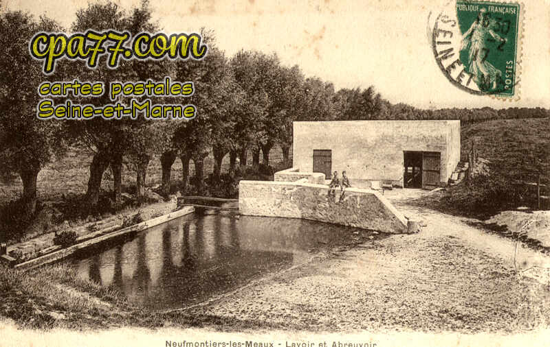 Chauconin Neufmontiers (Seine-et-Marne) - Lavoir et Abreuvoir