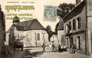 Chauconin Neufmontiers (Seine-et-Marne) - Place de l&rsquo;église