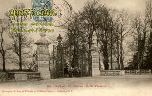 Noisiel (Seine-et-Marne) - Le Château – Grille d&rsquo;honneur