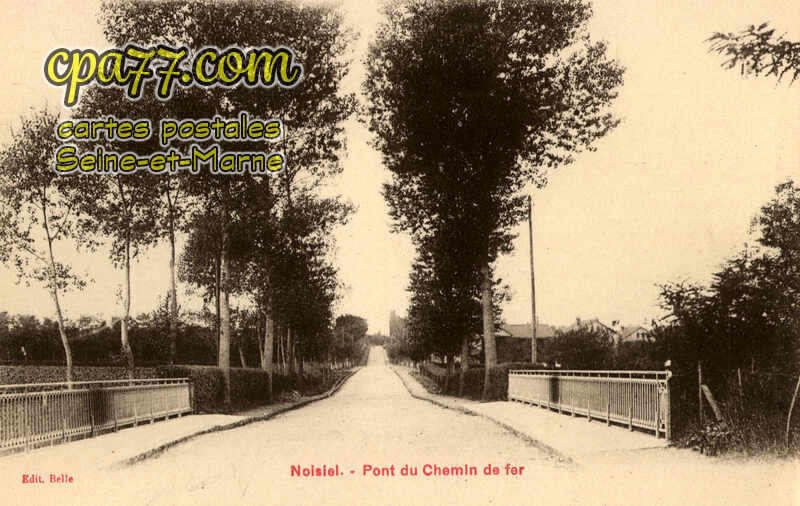 Noisiel (Seine-et-Marne) - Pont du Chemin de Fer