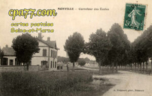 Nonville (Seine-et-Marne) - Carrefour des Ecoles