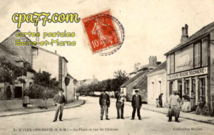 Noyen Sur Seine (Seine-et-Marne) - La Place et rue du Château