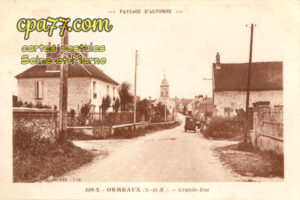 Ormeaux (Seine-et-Marne) - Grande Rue