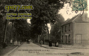 Les Ormes Sur Voulzie (Seine-et-Marne) - Route de Bray