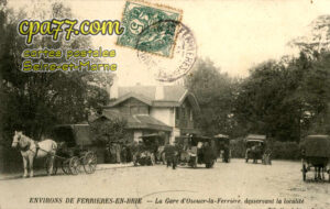Ozoir La Ferrière (Seine-et-Marne) - Environs de Ferrières-en-Brie – La Gare d’Ozouer-la-Ferrière, désservant la localité
