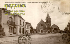Ozoir La Ferrière (Seine-et-Marne) - Place de l&rsquo;Eglise et la Grande Rue