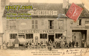 Ozoir La Ferrière (Seine-et-Marne) - Hôtel de l&rsquo;Ecu de France (Maison Malard) – Rendez-vous des Cycles et des Automobiles