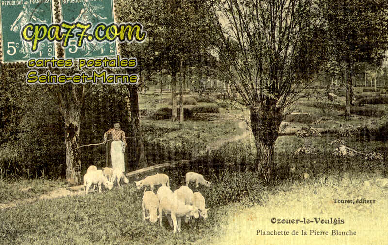 Ozouer Le Voulgis (Seine-et-Marne) - Planchette de la Pierre Blanche