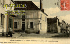 Ozouer Le Voulgis (Seine-et-Marne) - La Recette Buraliste et une partie de la rue de chaumes