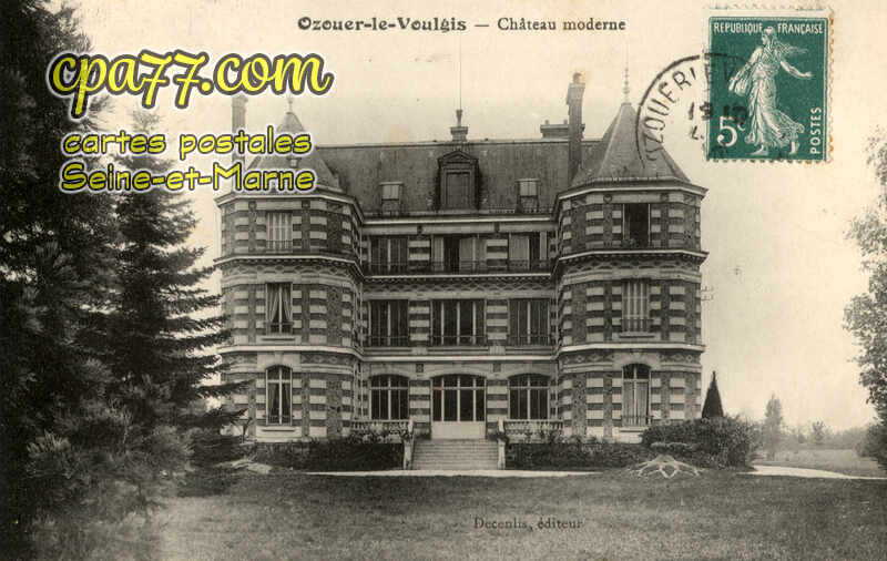 Ozouer Le Voulgis (Seine-et-Marne) - Château moderne