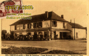 Pamfou (Seine-et-Marne) - Hôtel de Paris-Lyon – Route Nationale n° 5 – Poste de Secours – Téléphone-Cabine