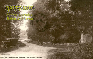 Pamfou (Seine-et-Marne) - Château de Chapuis – La grille d&rsquo;Honneur