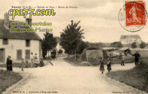 Paroy (Seine-et-Marne) - Entrée du pays – Route de Provins
