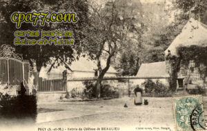 Pécy (Seine-et-Marne) - Entrée du Château de Beaulieu