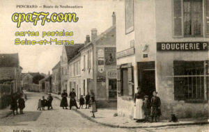 Penchard (Seine-et-Marne) - Route de Neufmontiers