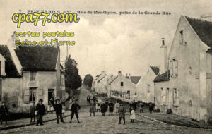 Penchard (Seine-et-Marne) - Rue de Menthyon, prise de la Grande Rue