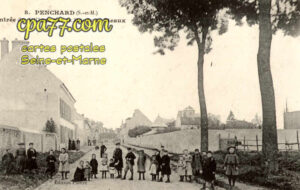 Penchard (Seine-et-Marne) - Entrée du Village par la Route de Meaux