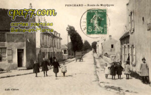 Penchard (Seine-et-Marne) - Route de Monthyon