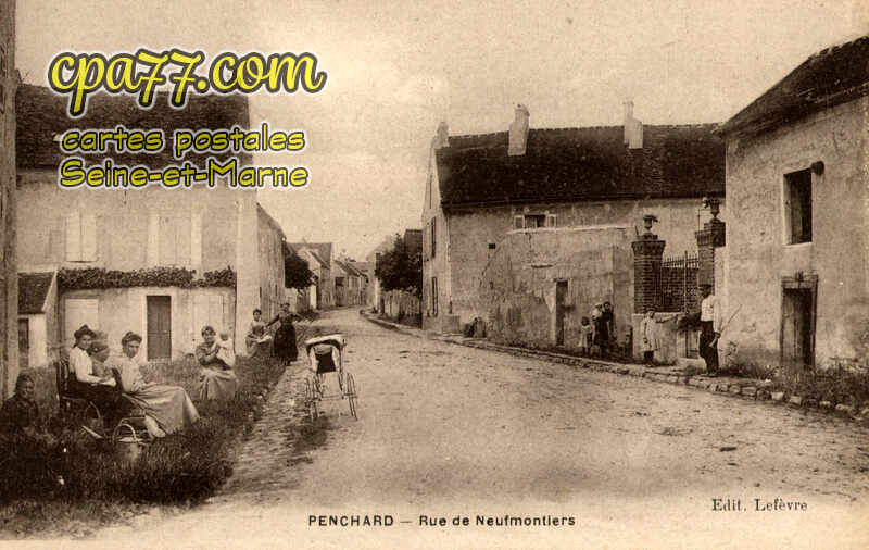 Penchard (Seine-et-Marne) - Rue de Neufmontiers