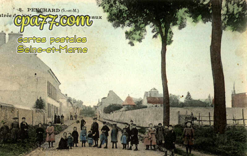 Penchard (Seine-et-Marne) - Entrée du Village par la Route de Meaux