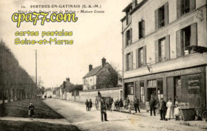 Perthes En Gâtinais (Seine-et-Marne) - Hôtel de la Paix et rue de Melun – Maison Cogne