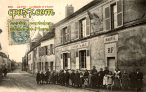 Le Pin (Seine-et-Marne) - La Mairie et l&rsquo;Ecole