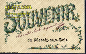 Le Plessis Aux Bois (Seine-et-Marne) - Souvenir du Plessis-aux-Bois
