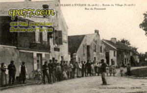Le Plessis L'évêque (Seine-et-Marne) - Entrée du Village – Rue du Pommeret