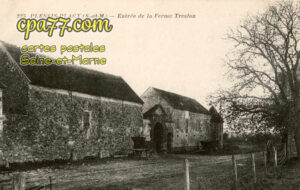 Le Plessis Placy (Seine-et-Marne) - Entrée de la Feme Treslon