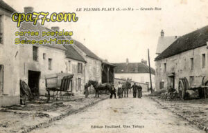 Le Plessis Placy (Seine-et-Marne) - Grande Rue