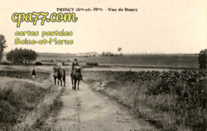 Poincy (Seine-et-Marne) - Vue de dancy