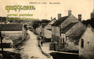 Poligny (Seine-et-Marne) - Rue principale