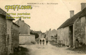 Poligny (Seine-et-Marne) - Rue Principale (en l&rsquo;état)