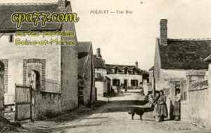 Poligny (Seine-et-Marne) - Une Rue
