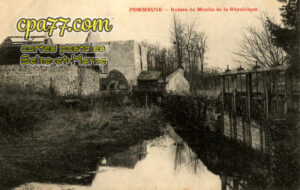 Pommeuse (Seine-et-Marne) - Ruines du Moulin de la République