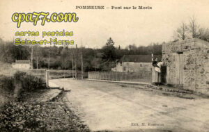 Pommeuse (Seine-et-Marne) - Pont sur le Morin