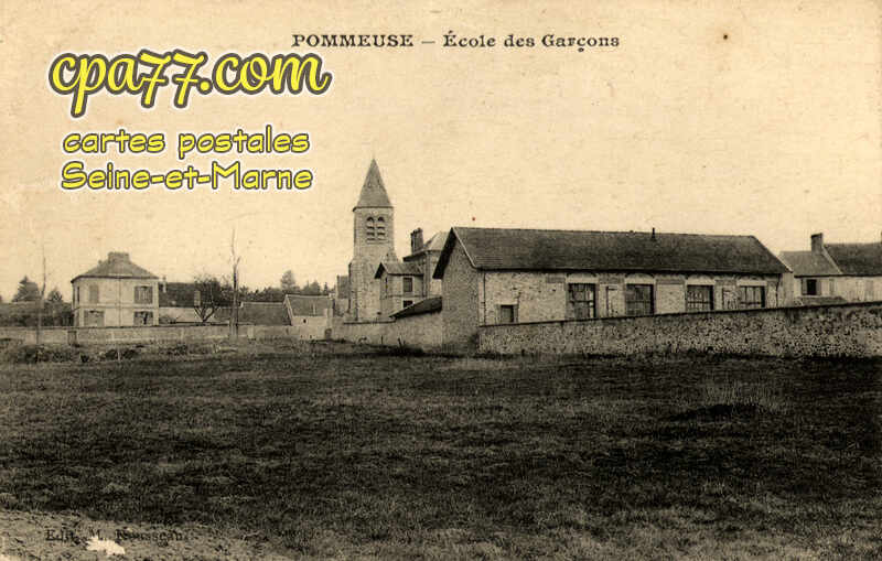 Pommeuse (Seine-et-Marne) - Ecole des Garçons